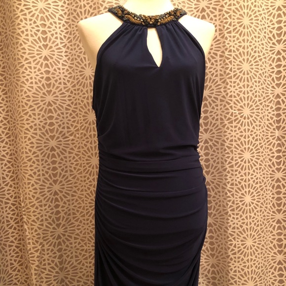 Laundry By Shelli Segal Dresses & Skirts - NWT Laundry by Shelli Segal Long Beaded Blue Dress